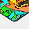 Fun Gamer Modern Abstract Distressed Colorful Desk Mat Desk Mat