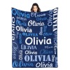 B-312 Name Blue Blanket