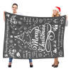 B-BA007 Christmas-Grey Blanket