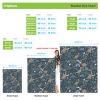 Rustic Dinosaur Forest Prehistoric Personalized Fleece Blanket Throw Blanket