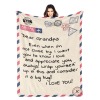 B-289-Text mail Grandpa Blanket