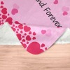 B-320-Text Couple Pink Blanket