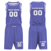 Neon Blue Basketball Custom Uniform Basketball Uniform Set