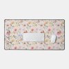 Watercolor Wildflowers Personalized Script Name Desk Mat Desk Mat