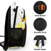 Cheerleaders Cheer Yellow Black All Over Print Children S Backpack