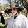 Khaki Solar Powered Fan Hat
