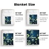 Soccer Pattern Flannel Blanket