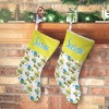Excavator Construction Truck Christmas Stocking