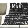 B-BA001 ifungift Mum Black Blanket