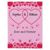 B-320-Text Couple Pink Blanket