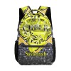 Yellow Black Gold All Over Print Children S Backpack