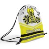 Yellow Black Cheer Cheerleaders Drawstring Backpack