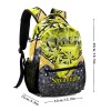 Yellow Black Gold All Over Print Children S Backpack