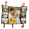 B261-7 I Love You EN Blanket