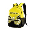 Yellow Black Cheer Cheerleader All Over Print Children S Backpack
