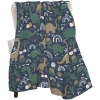 Rustic Dinosaur Forest Prehistoric Personalized Fleece Blanket Throw Blanket