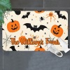 Pumpkin Bat Spider Halloween Doormat