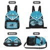 Light Blue Cheer Cheerleader Drawstring Backpack