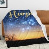 Star Sky Flannel Blanket