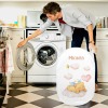 Bear Angels Watercolor Wings Laundry Basket