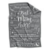 B-BA001 ifungift Mom Grey Blanket