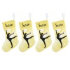 Gymnastics Yellow Christmas Stocking