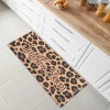 Leopard Print Kitchen Mat 48"x17"