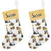 Construction Tractor Truck Christmas Stocking