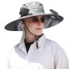 Gray Solar Powered Fan Hat