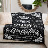 B-BA005 Birthday Black Blanket