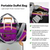 Cheerleader Rose Purple Gold Cheer MultiFunction Travel Bag