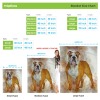 Bulldog Art English Bulldog Lovers Fleece Blanket Throw Blanket