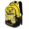 Black Yellow Cheer Cheerleader All Over Print Children S Backpack
