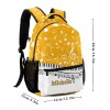 Piano Music Notes Gold All Over Print Children S Backpack