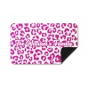 Deep Pink Leopard Print Doormat