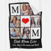 L-005-6 MOM Heart Blanket