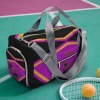 Cheerleader Rose Purple Gold Cheer MultiFunction Travel Bag