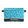 Musical Notes Bright Blue Folding storage bins