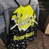 Cheerleaders Cheer Yellow Drawstring Backpack