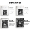 L-004-Text Black Blanket