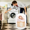 Sweet Sleeping Teddy Bear Laundry Basket