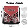 Cheer Deep Red Cheerleaders Drawstring Backpack