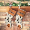 Pumpkin Bat Spider Halloween Christmas Stocking