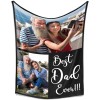 QH-213-2 Best Dad Ever Blanket