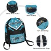 Light Blue Cheer Cheerleader Drawstring Backpack