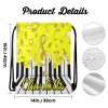 Yellow Music Notes Piano Key Drawstring Backpack