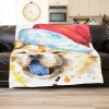 CHRISTMAS CHOW CHOW DOG Decorative Blanket Throw Blanket