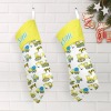 Excavator Construction Truck Christmas Stocking