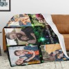 B-122-5 FR Joyeux Anniversaire Papa Blanket