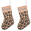 Leopard Print Christmas Stocking